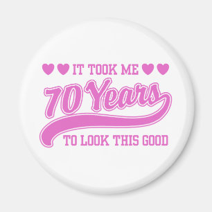 70th Birthday Magnet