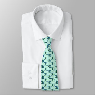 70th Birthday or Anniversary Peacock Feathers Tie