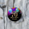 70th Birthday Party Black and Gold Balloons