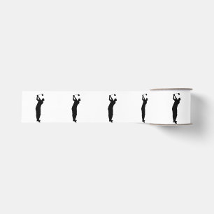70th Birthday Party Golfer Elegant Par Seventieth  Grosgrain Ribbon