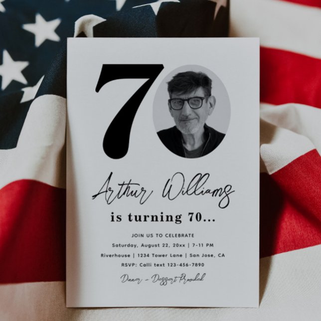 70th Birthday Party Invitation | 70th Birthday (Creator Uploaded)