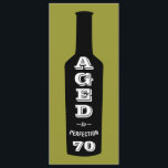 70th Birthday Party Invitation Aged to Perfection<br><div class="desc">A great birthday party toast for the 70 year old wine-loving lush in your life! This wine bottle design labelled with "Aged to Perfection" lets everyone know your oenophile has great taste, a great sense of humour and a great vintage. Give it as an over-the-hill roast gift or for their...</div>