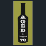 70th Birthday Party Invitation Aged to Perfection<br><div class="desc">A great birthday party toast for the 70 year old wine-loving lush in your life! This wine bottle design labelled with "Aged to Perfection" lets everyone know your oenophile has great taste, a great sense of humour and a great vintage. Give it as an over-the-hill roast gift or for their...</div>
