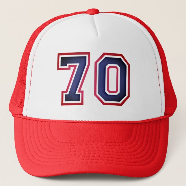 70th Birthday Party Trucker Hat (Front)