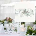 70th Birthday Personalised Napkins<br><div class="desc">80th Birthday Personalised napkins.  Simple.  Foliage.  Script Name.</div>
