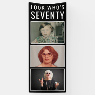 70th Birthday Photo Banner