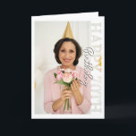 70th Birthday Photo college Card<br><div class="desc">70th Birthday Photo Frame Card Celebrate seventy wonderful years with this 70th Birthday photo frame card, featuring a square cutout designed to showcase a favourite photo. The bold “70th Birthday” overlay highlights this special milestone and makes the celebration even more personal. Add your own photo and personalised message to create...</div>