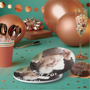70th birthday photo hello 70 guys men paper plate