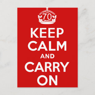 70th Birthday Postcard