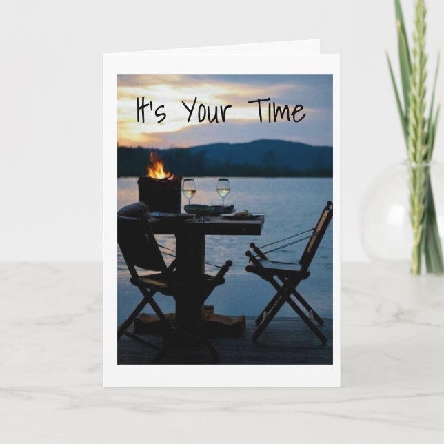 *70th BIRTHDAY* SIT BACK AND ENJOY YOUR DAY! Card (Front)