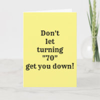 **70th BIRTHDAY** SOMEONE HAS TO SET A BAD EXAMPLE