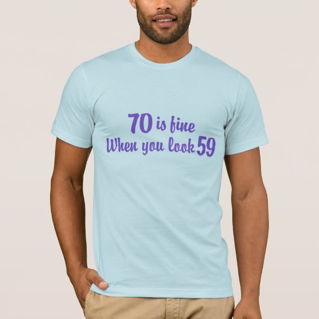 70th Birthday T-Shirt (Front)