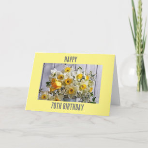 "70th BIRTHDAY" WISHES FOR SOMEONE YOU CARE ABOUT Card