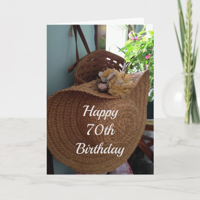 **70th BIRTHDAY** WISHES TO A BEAUTIFUL WOMAN      Card (Front)