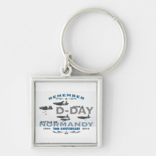 70th D-Day Air Battle of Normandy Anniversary Key Ring