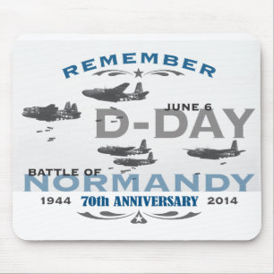 70th D-Day Air Battle of Normandy Anniversary Mouse Pad