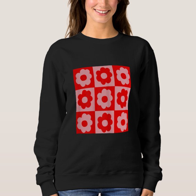 70ties Vibes With Flower Power Sweatshirt (Front)