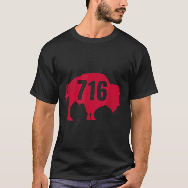 716 Area Code Buffalo New York BFLO WNY  T-Shirt (Front)