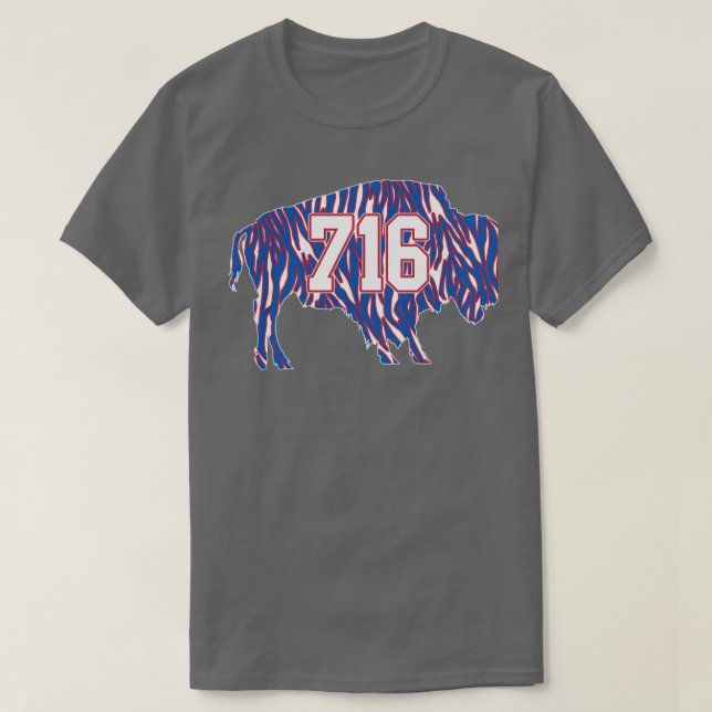716 Red Stripes T-Shirt (Design Front)