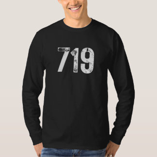 719 Area Code Colorado Springs CO Mobile Area Code T-Shirt