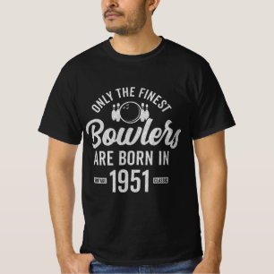 71 Year Old Bowler Bowling 1951 71th Birthday T-Shirt