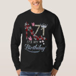 71 Years Old It's My 71th Birthday Funny Shoes for T-Shirt<br><div class="desc">71 Years Old It's My 71th Birthday Funny Shoes for Women</div>