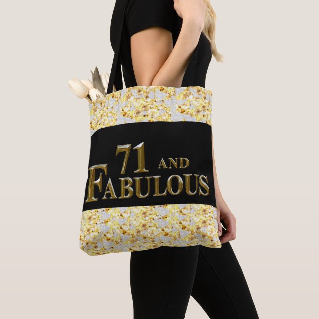 71st  Birthday  Tote Bag (Close Up)