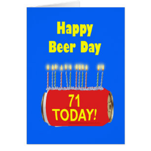 71st Happy Beer Day Birthday