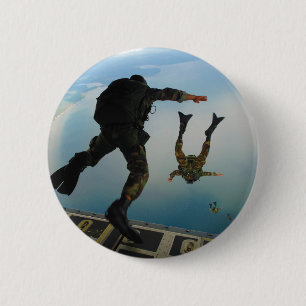 720h Special Tactics Group Jumping Out of Planet 6 Cm Round Badge