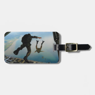 720h Special Tactics Group Jumping Out of Planet Luggage Tag