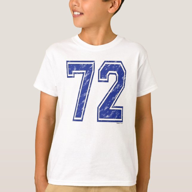 72 Custom Jersey T-Shirt (Front)