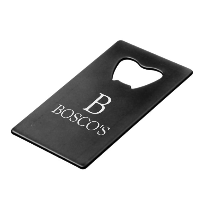 72 marketing "BOSCO'S" bottle opener (Front Angled)