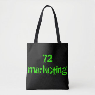 72 Marketing Design Tote Bag Green Tote