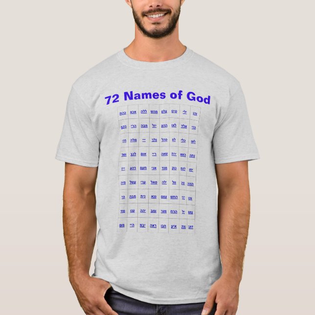 72 Names of God T-Shirt (Front)