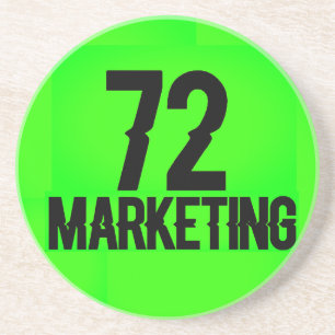 72marketing Coaster Drink Logo Houseware Neon