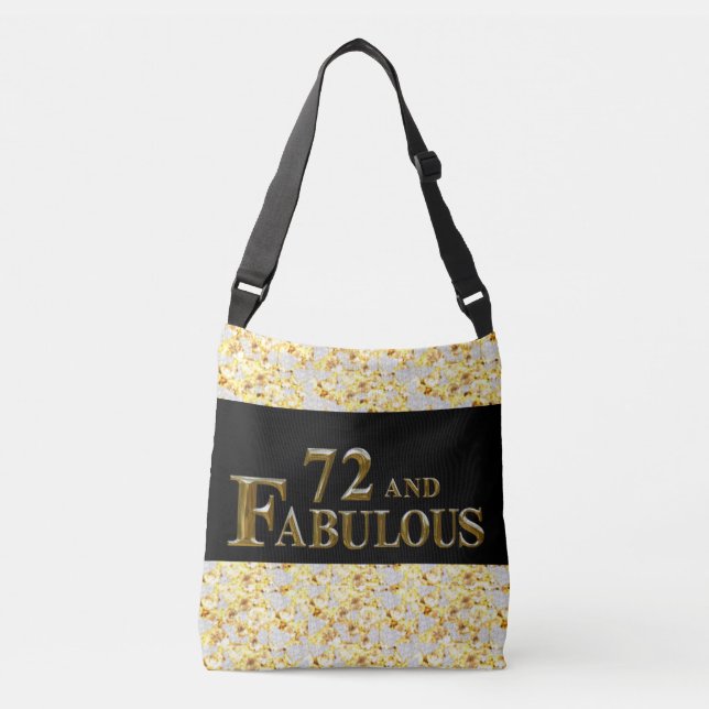 72nd  Birthday  Crossbody Bag (Front)