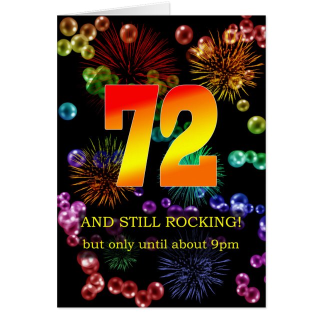 72nd Birthday Still Rocking (Front)