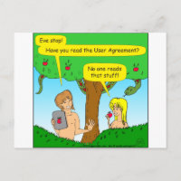 730 Adam and Eve terms and conditions cartoon