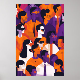 733 Urban Mosaic Everyday Heroes Poster