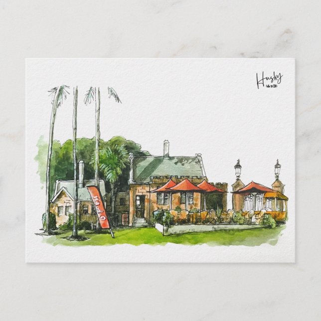 73: Victoria park Cafe Postcard (Front)