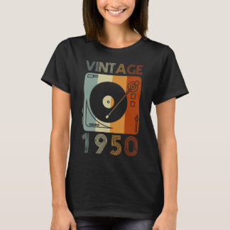 73 Year Old Vintage 1950 73rd Birthday Cassette Ta T-Shirt