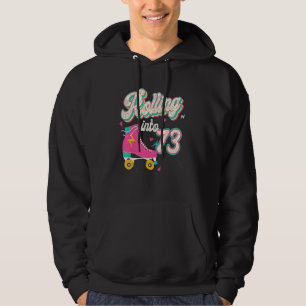 73rd Birthday Roller Skates Rolling Into 73 Years Hoodie
