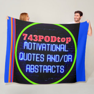 743PODtop Zazzle Store FLEECE BLANKET! Blanket