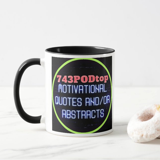 743PODtop Zazzle Store Mug (With Donut)