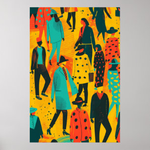 744 Urban Mosaic Everyday Heroes Poster