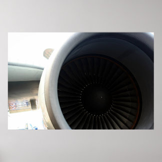 747 Engine Poster