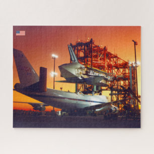 747 SPACE SHUTTLE CARRIER AIRCRAFT (16x20 inch) Jigsaw Puzzle