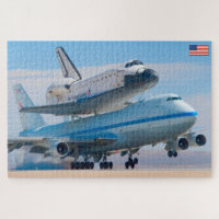 747 SPACE SHUTTLE CARRIER AIRCRAFT (20x30 INCH)