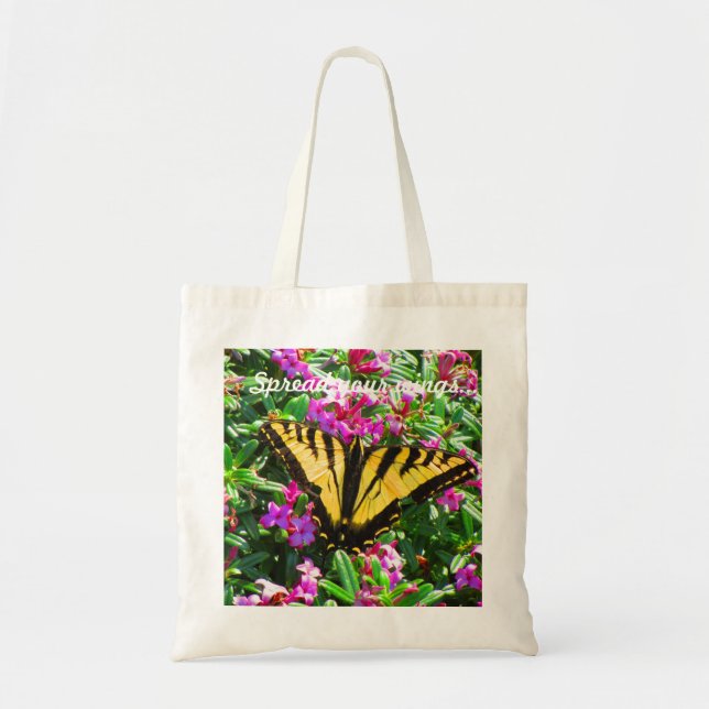 749 Butterfly Tote Bag (Front)