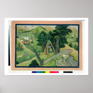 74.73 Rama and Lakshmana wandering in search of Si Poster